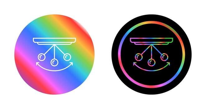 icono de vector de péndulo