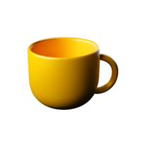 mug 3d rendering icon illustration png