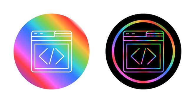 Web Programing Vector Icon