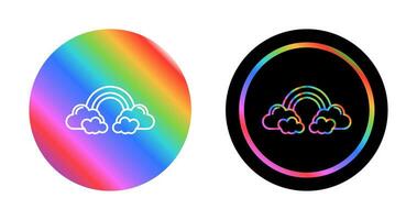 icono de vector de arco iris