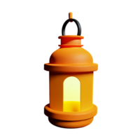 lantern 3d rendering icon illustration png