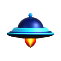 ufo 3d interpretazione icona illustrazione png
