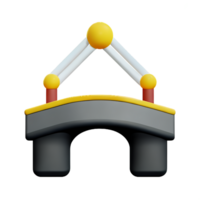 Brücke 3d Rendern Symbol Illustration png