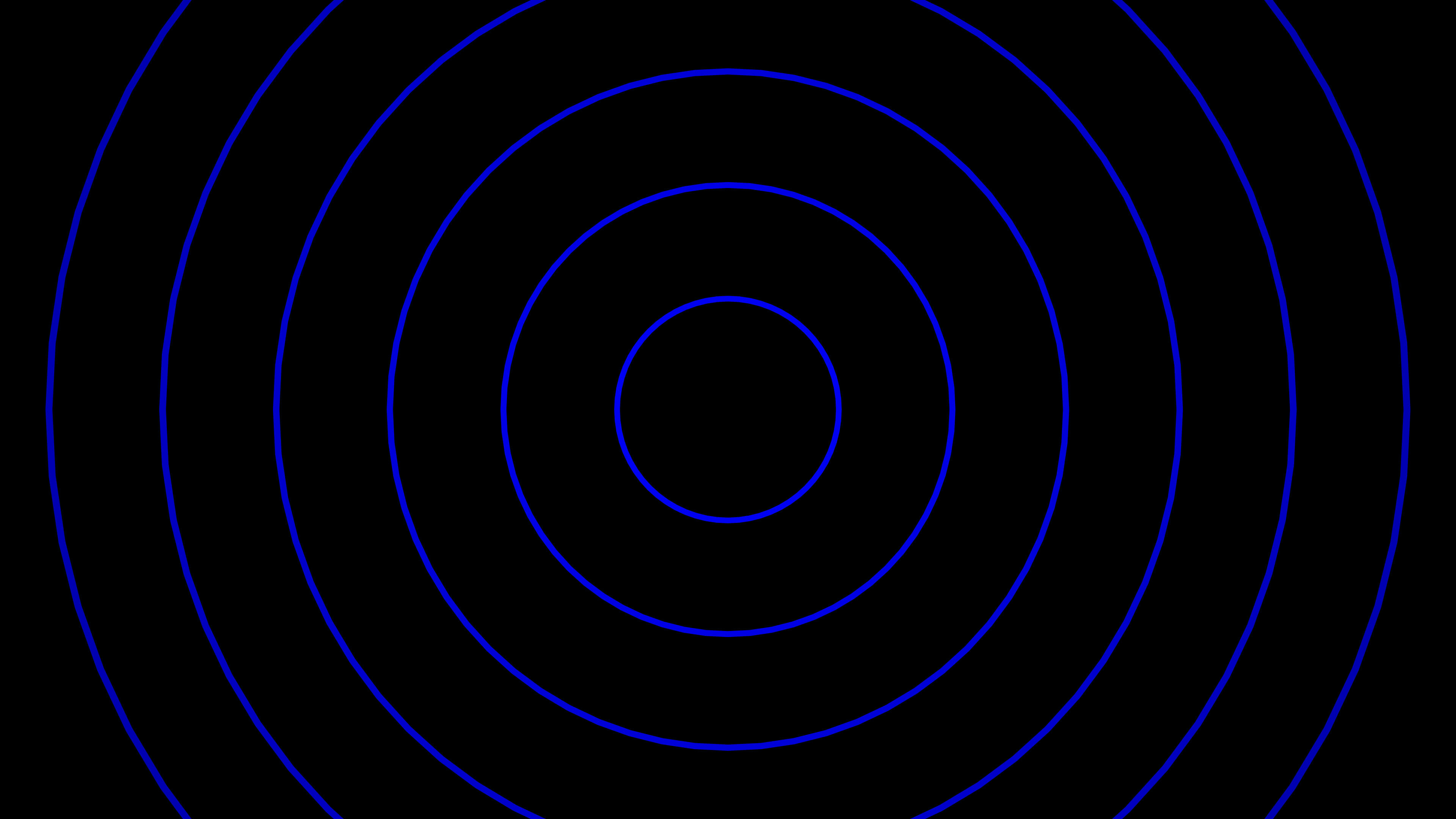 Animation of blue radio waves spreading, alpha channel. Circle radiation  wave out from the center. Radio signal or Tower signal 28612678 Stock Video  at Vecteezy