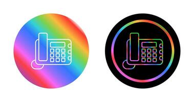 Land Line Phone Vector Icon