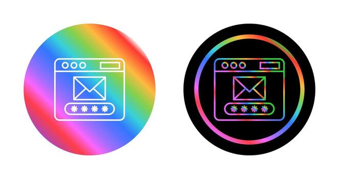 Mail Code Vector Icon