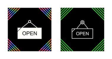 Open Tag Vector Icon