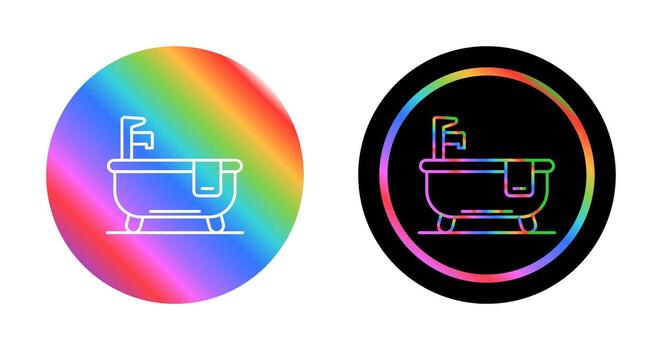 icono de vector de baño