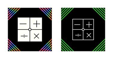 icono de vector de símbolos matemáticos