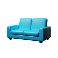 Sofa 3d Rendern Symbol Illustration png