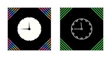 icono de vector de reloj de pared