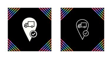 Valid Destination Vector Icon