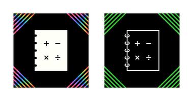 icono de vector de matemáticas