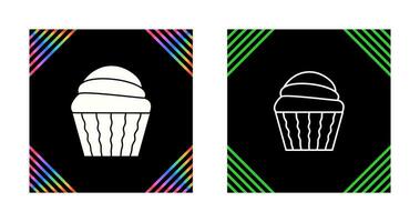 Cream Muffin Vector Icon