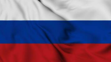 Russia flag waving continuously in the wind. National flag of Russia isolated with ALPHA channel. Seamless loop 3D animation footage. Suitable for news, Independence Day, politics show, Presidents Day video