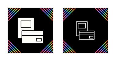 Pay via Card Vector Icon