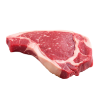 crudo t-bone filete. ai generativo png