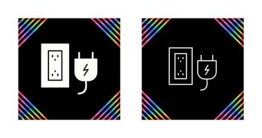 Plug and Socket Vector Icon