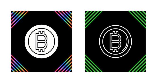 Bitcoin Vector Icon