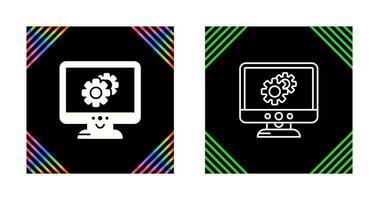 Settings Lcd Vector Icon