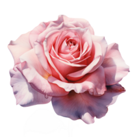 rose aquarelle Rose fleur. ai génératif pro png