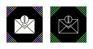 Urgent Mail Vector Icon