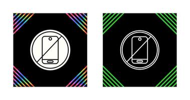 No Phone Vector Icon