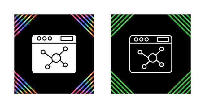 icono de vector de algoritmo