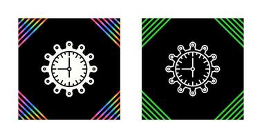 icono de vector de reloj