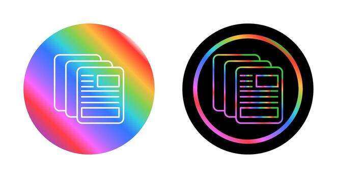 icono de vector de documento