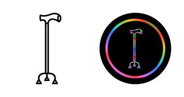 Walking Stick Vector Icon