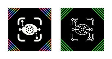 Eye Recognition Vector Icon