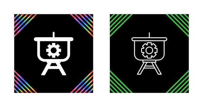 Setting Presentation Vector Icon