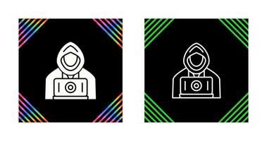 icono de vector de hacker