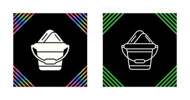 Sand Bucket Vector Icon