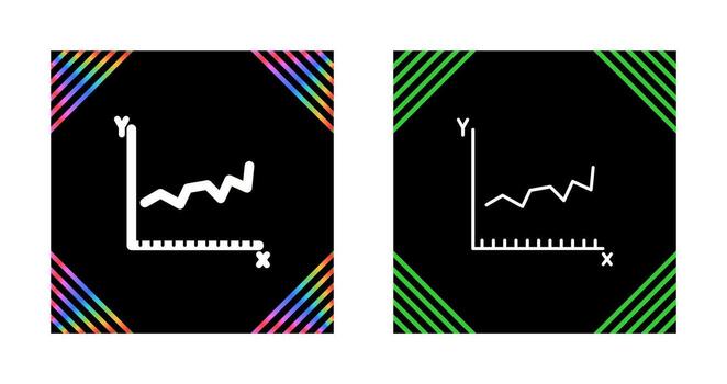 icono de vector de gráfico