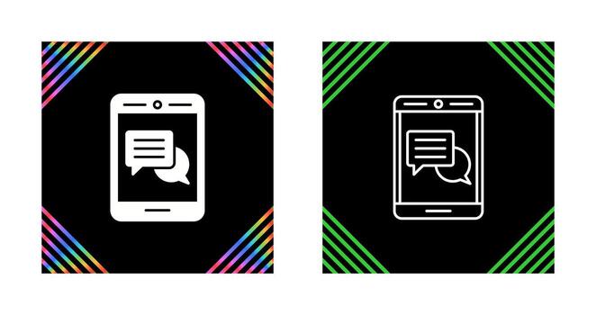 icono de vector de comentario