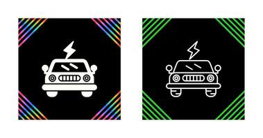 Electric Car Vector Icon