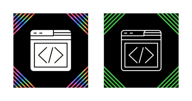 Web Programing Vector Icon
