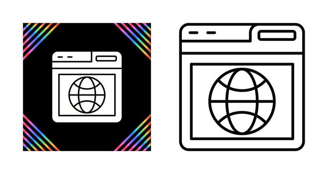 Browser Vector Icon