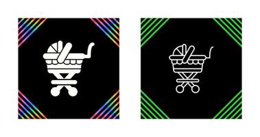 Baby Carriage Vector Icon