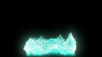 Modern minimalistic abstract Particle background motion design. video
