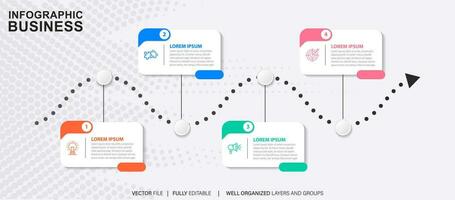 Vector abstract element timeline infographics.