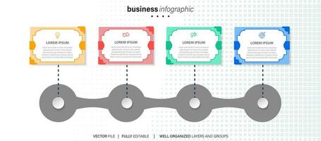 Set of Infographics Elements Data Visualization Template Design Vector Editable