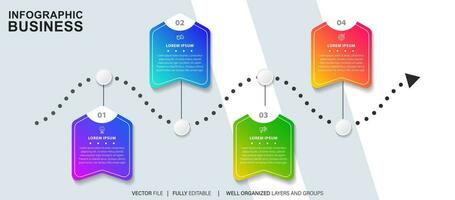 Infographic template for business. modern Timeline diagram for presentation vector infographic.