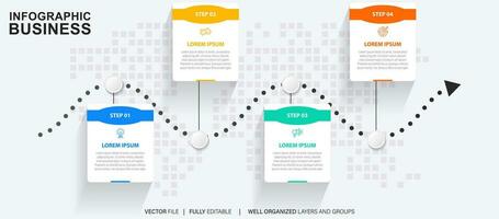 Vector abstract element timeline infographics.