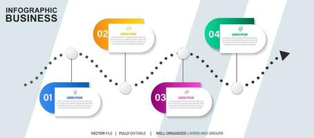 Infographic timeline template business concept.Vector can be used for workflow layout, diagram, number step up options, web design ,annual report vector