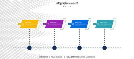 negocio datos visualización cronograma infografía íconos diseñado para resumen antecedentes modelo hito elemento moderno diagrama proceso tecnología digital márketing datos presentación gráfico vector