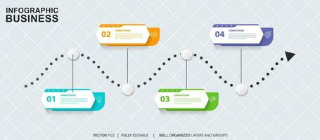 negocio datos visualización cronograma infografía íconos diseñado para resumen antecedentes modelo hito elemento moderno diagrama proceso tecnología digital márketing datos presentación gráfico vector