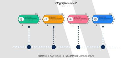 negocio datos visualización cronograma infografía íconos diseñado para resumen antecedentes modelo hito elemento moderno diagrama proceso tecnología digital márketing datos presentación gráfico vector